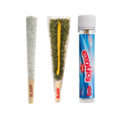 Ice Kream x Zaza "Exotics" Powered Donuts THC-A 2.5g Pre Rolls - Single