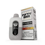FIFTY BAR "White Series" 20K Puff  Powered By BEARD Vape Co. Disposable Device - 20000 Puffs