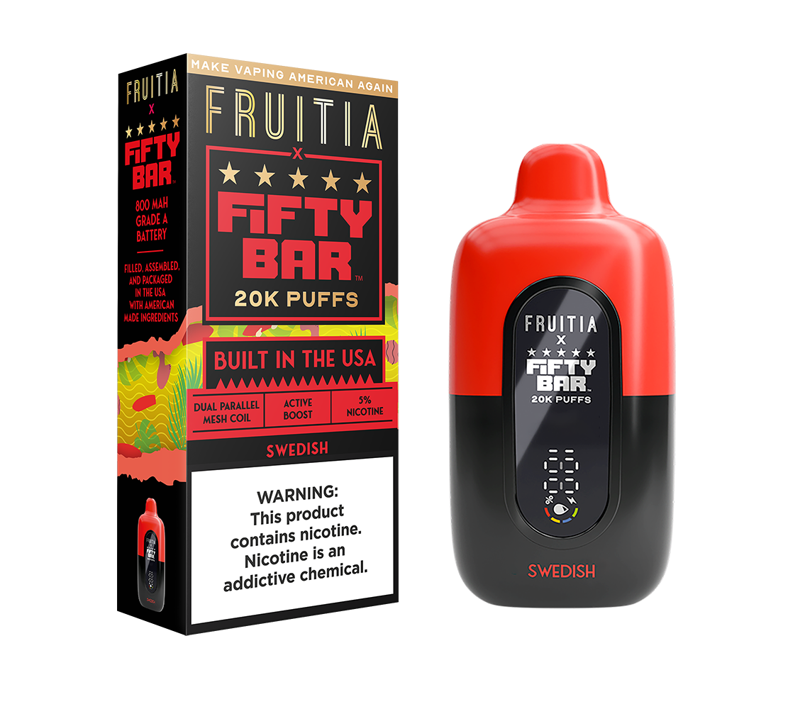 FRUTIA x FIFTY BAR 20K Puff Disposable Device - 20000 Puffs