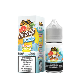 Island Orange Iced by Hi-Drip 20mg Salts Series 30ml With Packaging