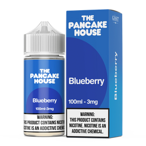THE PANCAKE HOUSE Blueberry 100ML E-Liquid – Blueberry Pancake Vape Juice