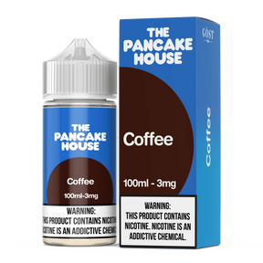 THE PANCAKE HOUSE Coffee 100ML E-Liquid – Rich Coffee Vape Juice