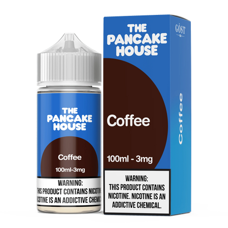 THE PANCAKE HOUSE Coffee 100ML E-Liquid – Rich Coffee Vape Juice