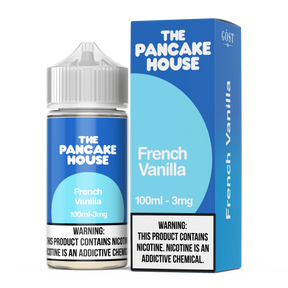 THE PANCAKE HOUSE French Vanilla 100ML E-Liquid – Creamy Cereal Milk Vape Juice