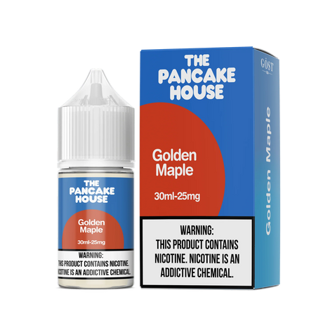 THE PANCAKE HOUSE Salt Golden Maple 30ML Nicotine Salt – Pancake Maple Syrup Vape Juice