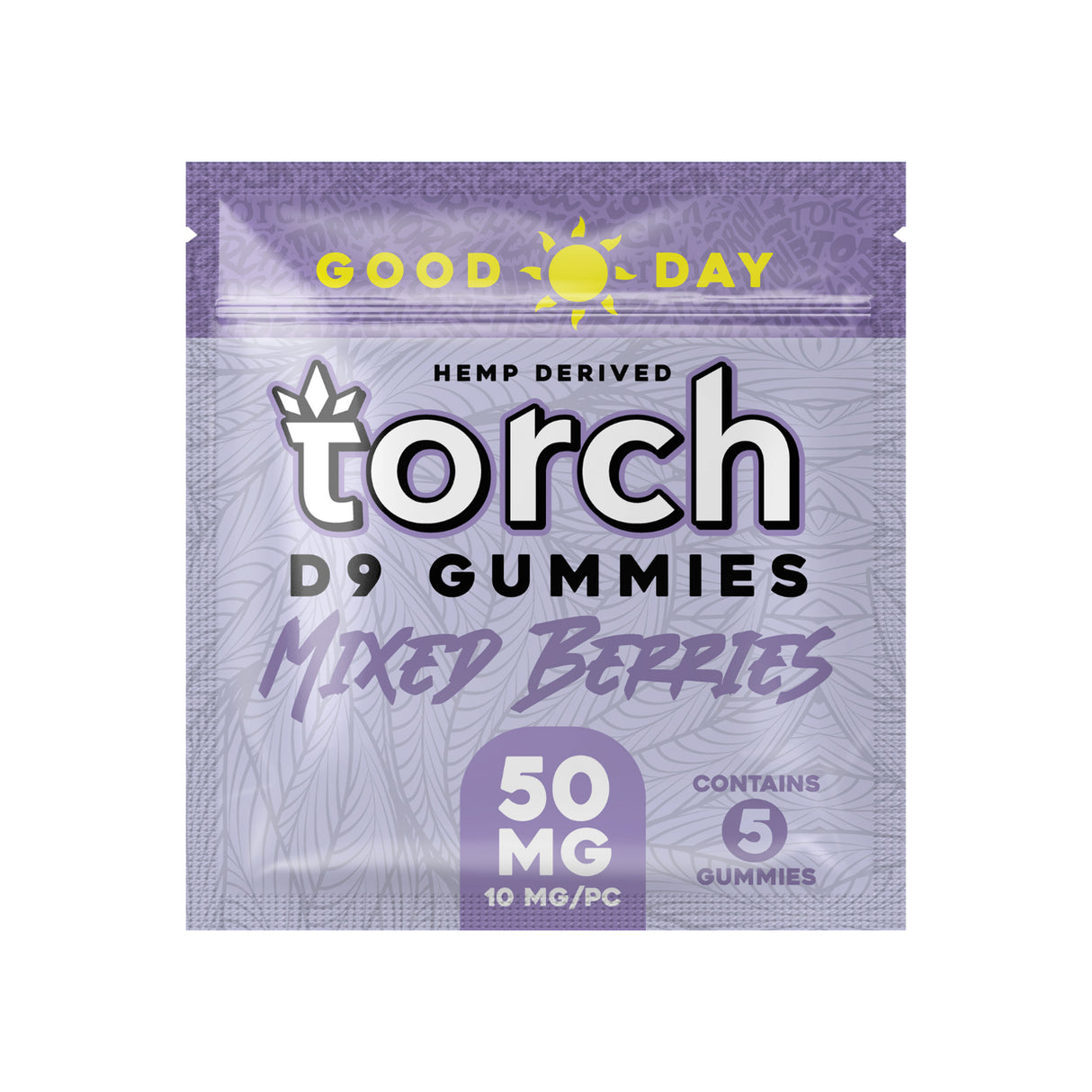 TORCH Good Day D9 Gummies 50MG - 5 Count