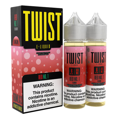TWISTED Red No. 1 Watermelon Madness 120ML Twin Pack E-Liquid Bottles