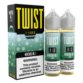 TWIST E-Liquid Menthol No. 1 – 120mL e-liquid with a bold, cooling menthol flavor.