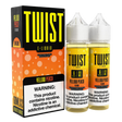 TWIST E-Liquid Yellow Peach – 120mL e-liquid featuring sweet peaches and lemonade flavor.