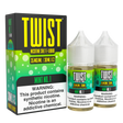 TWIST Mint No. 1 Nicotine Salt E-Liquid – 60ML Twin Pack with Sweet Mint Flavor