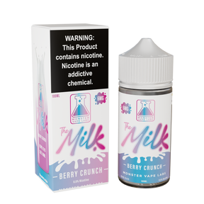 The Milk – Berry Crunch E-Liquid – 100ML Bottle with Creamy Mixed Berry Cereal Flavor