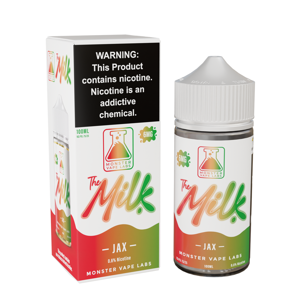 The Milk – Jax E-Liquid – 100ML Bottle with Apple Cinnamon Cereal and Creamy Milk Flavor