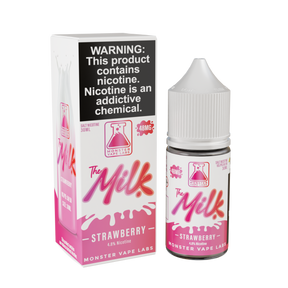 30ML The Milk Salt – Strawberry bottle with fresh strawberry and creamy cereal milk flavor