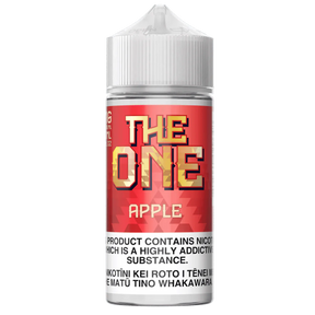 The One Apple – 100mL e-liquid with apple cinnamon doughnut and creamy pastry flavors.