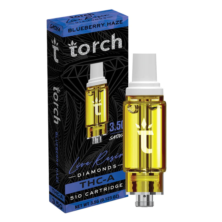 Torch 3.5g Live Resin Diamonds THC-A 510 Cartridge