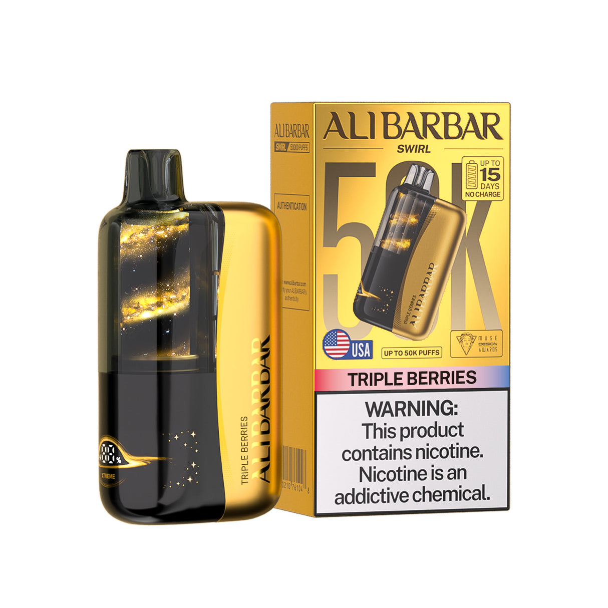 ALI BARBAR "SWIRL" 50K Puff Disposable Device - 50,000