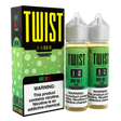 Twist E-Liquid Mint No.1 – 120mL twin pack of smooth, refreshing menthol vape juice for a cool and crisp experience.