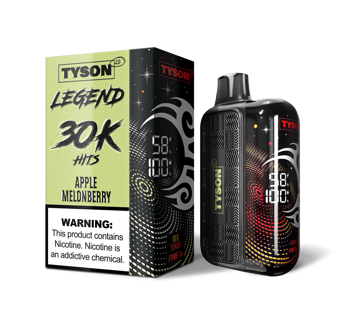 Tyson 2.0 "LEGEND" 30K Disposable Device – 30,000 Puffs