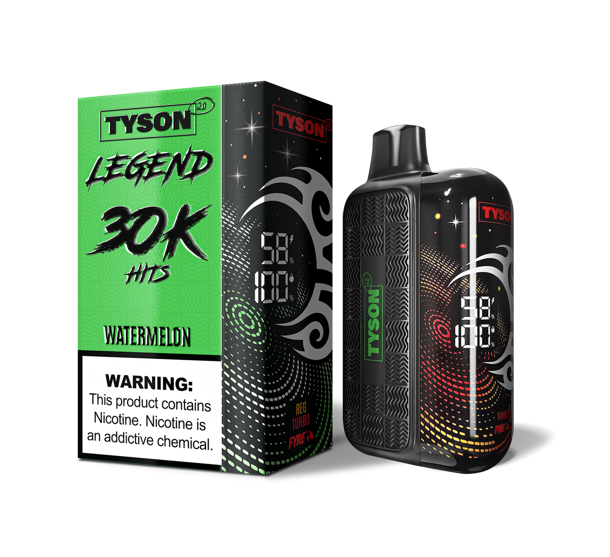 Tyson 2.0 "LEGEND" 30K Disposable Device – 30,000 Puffs