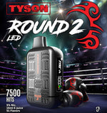 Tyson 2.0 "ROUND 2" Heavy Weight Rechargeable Disposable Device – 7500 Puffs