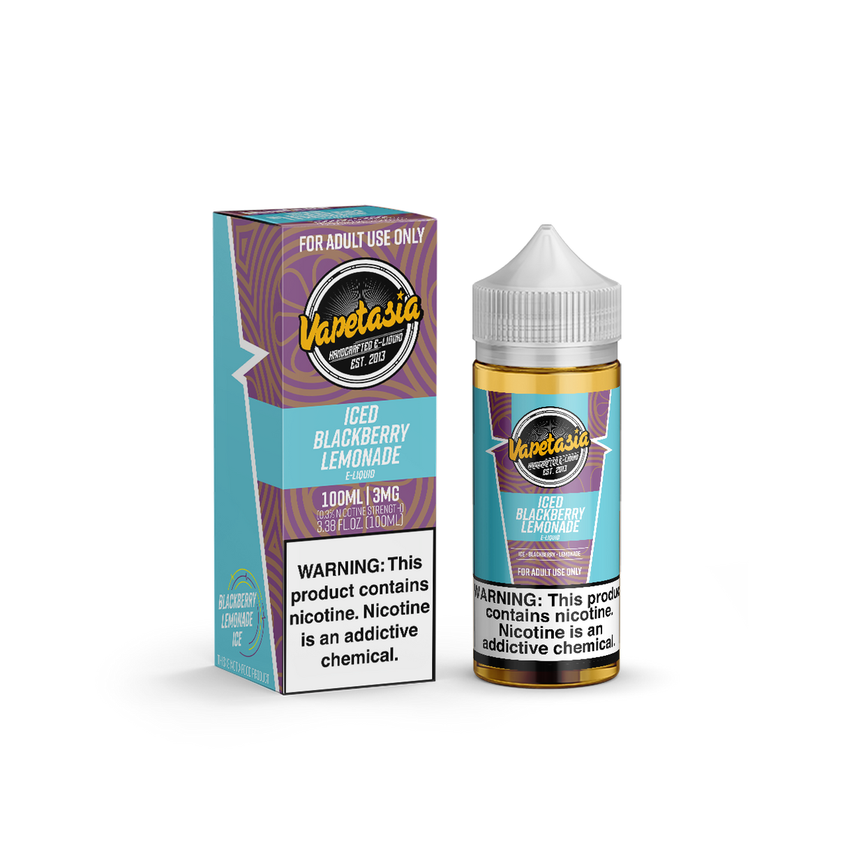 Iced Blackberry Lemonade by Vapetasia Series 100mL with Packaging