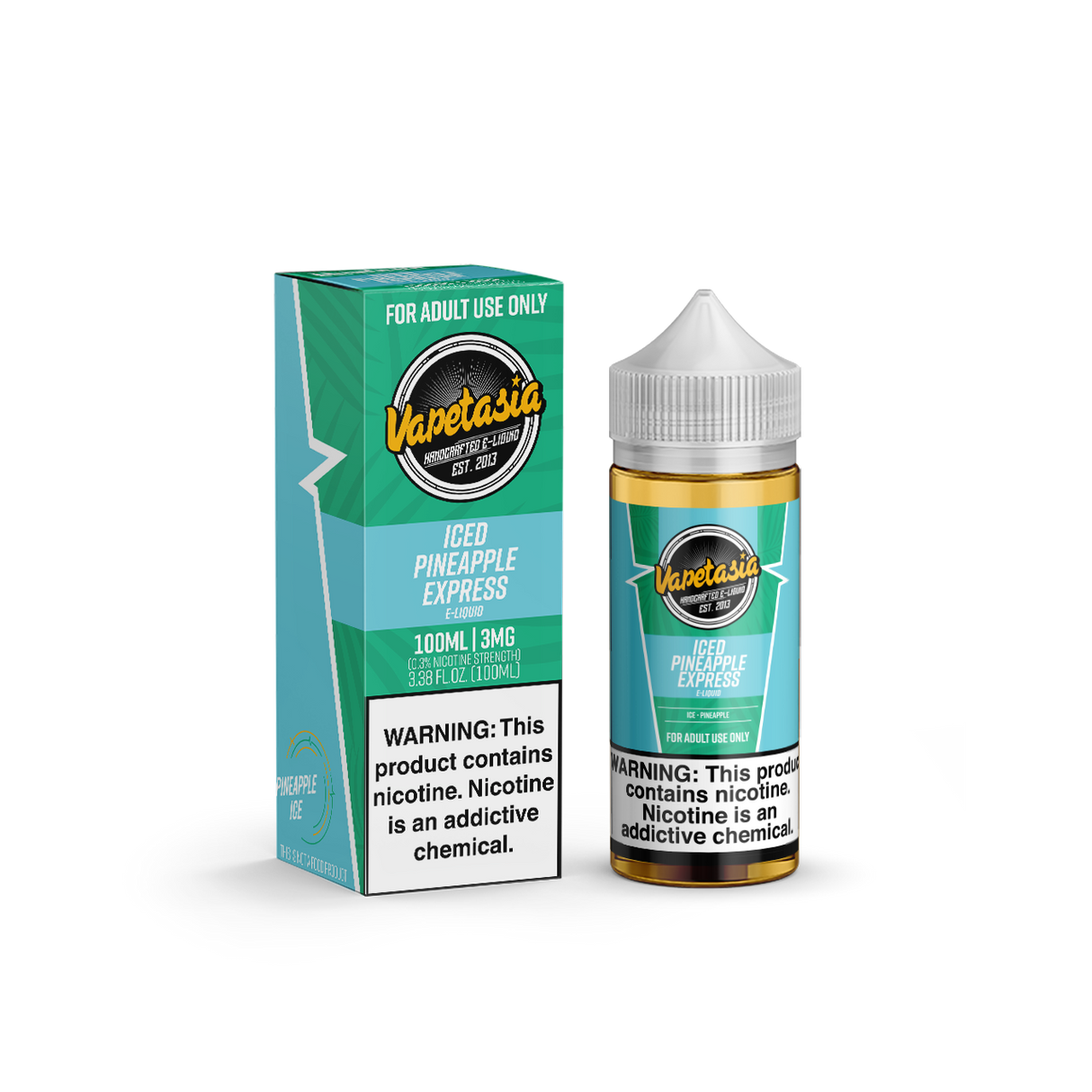 Iced Pineapple Express by Vapetasia Series 100mL with Packaging