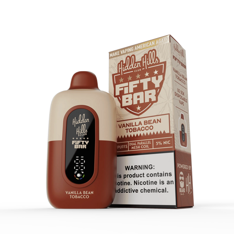 Hidden Hills x FIFTY BAR 20K Puff Disposable Device - 20000 Puffs