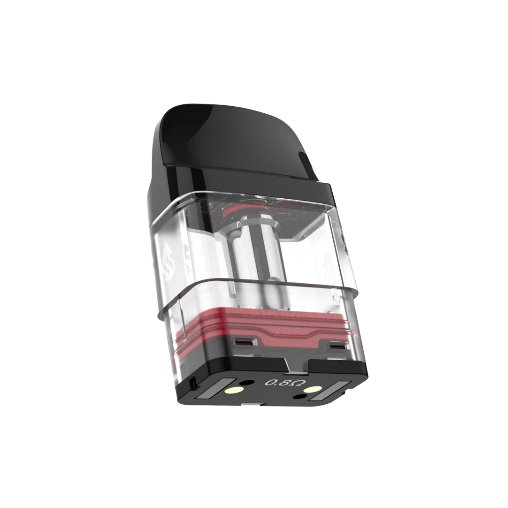Vaporesso XROS Replacement Pods – 4-pack refillable mesh coil pods with leak-proof design and clear juice window.