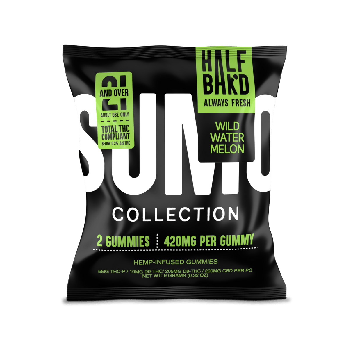 Half Bak’d Sumo Gummies 420MG - 2 Count