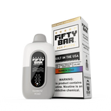 FIFTY BAR "White Series" 20K Puff  Powered By BEARD Vape Co. Disposable Device - 20000 Puffs