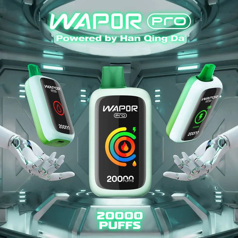 Wapor Pro 20000 Puffs Disposable Powered by Han Qing Da - 20000 Puffs