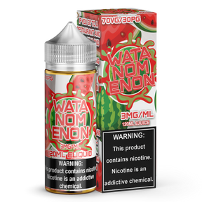 120ML Watanomenon by NOMENON e-liquid bottle with child-resistant cap.