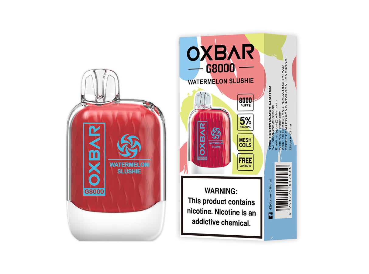 OXBAR G8000 Disposable Device - 8000 Puffs