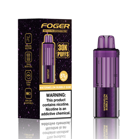 Made in USA | FOGER Switch Pro 30K Disposable Device POD - 30,000 Puff