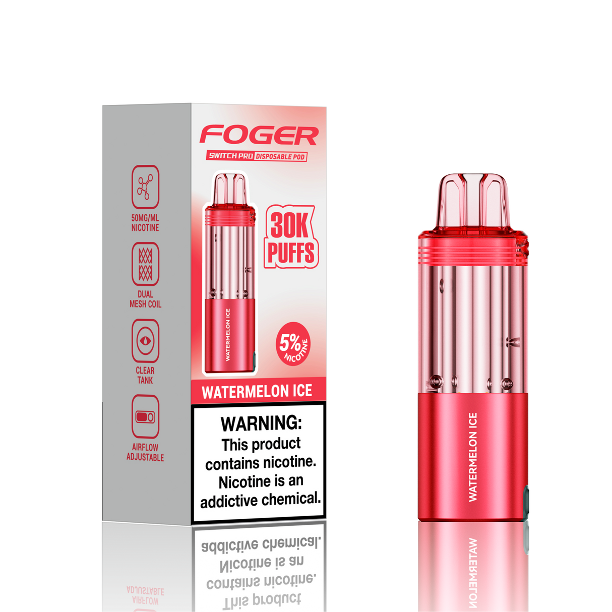 FOGER Switch Pro 30K Disposable Device POD - 30,000 Puff