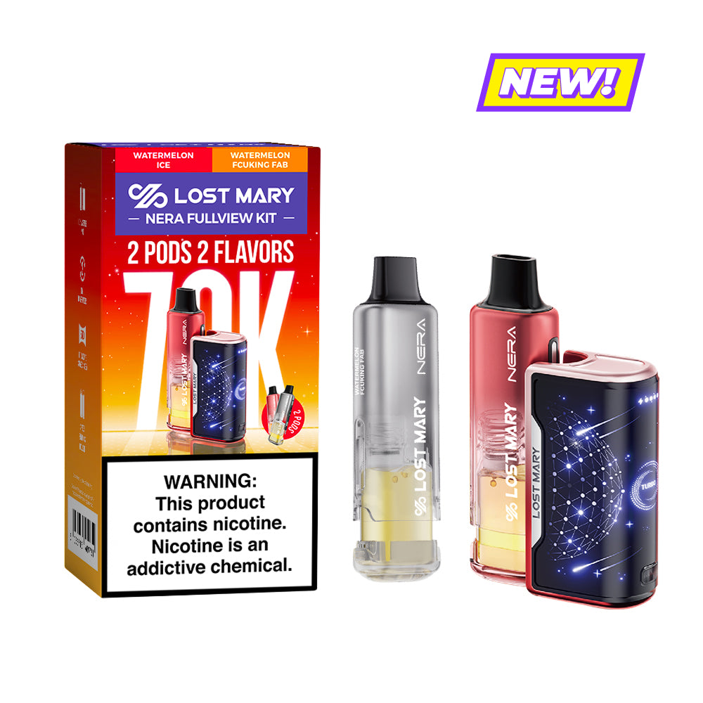 Made in Indonesia | Lost Mary NERA FULLVIEW 70K Disposable KIT - 70,000 Puffs