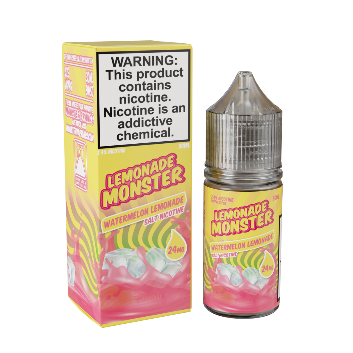 Lemonade Monster Watermelon Lemonade Salt Nic 30ML – Sweet Melon & Citrus E-Liquid