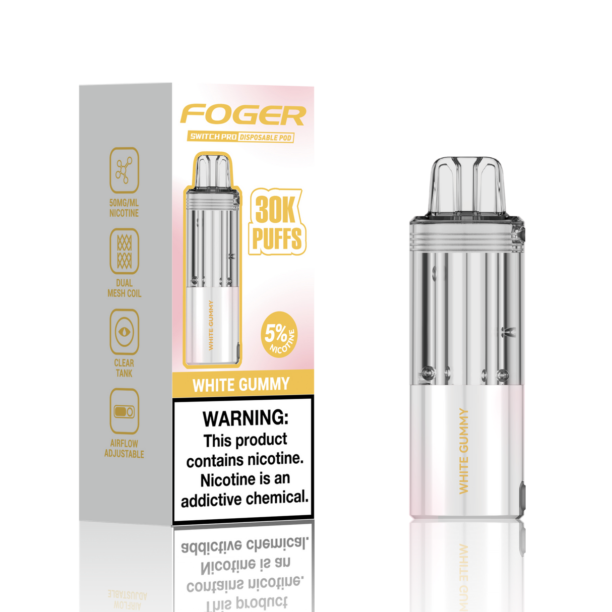 FOGER Switch Pro 30K Disposable Device POD - 30,000 Puff