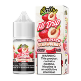 White Peach Strawberry | Hi-Drip Salts | 30ml 20mg bottle with packaging