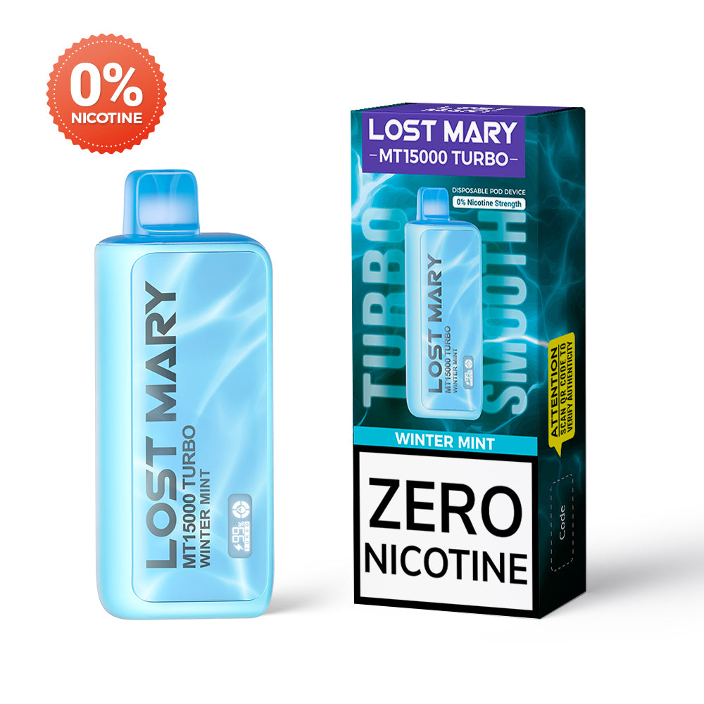 Lost Mary MT15000 Turbo ZERO NICOTINE Disposable – 15000 Puffs