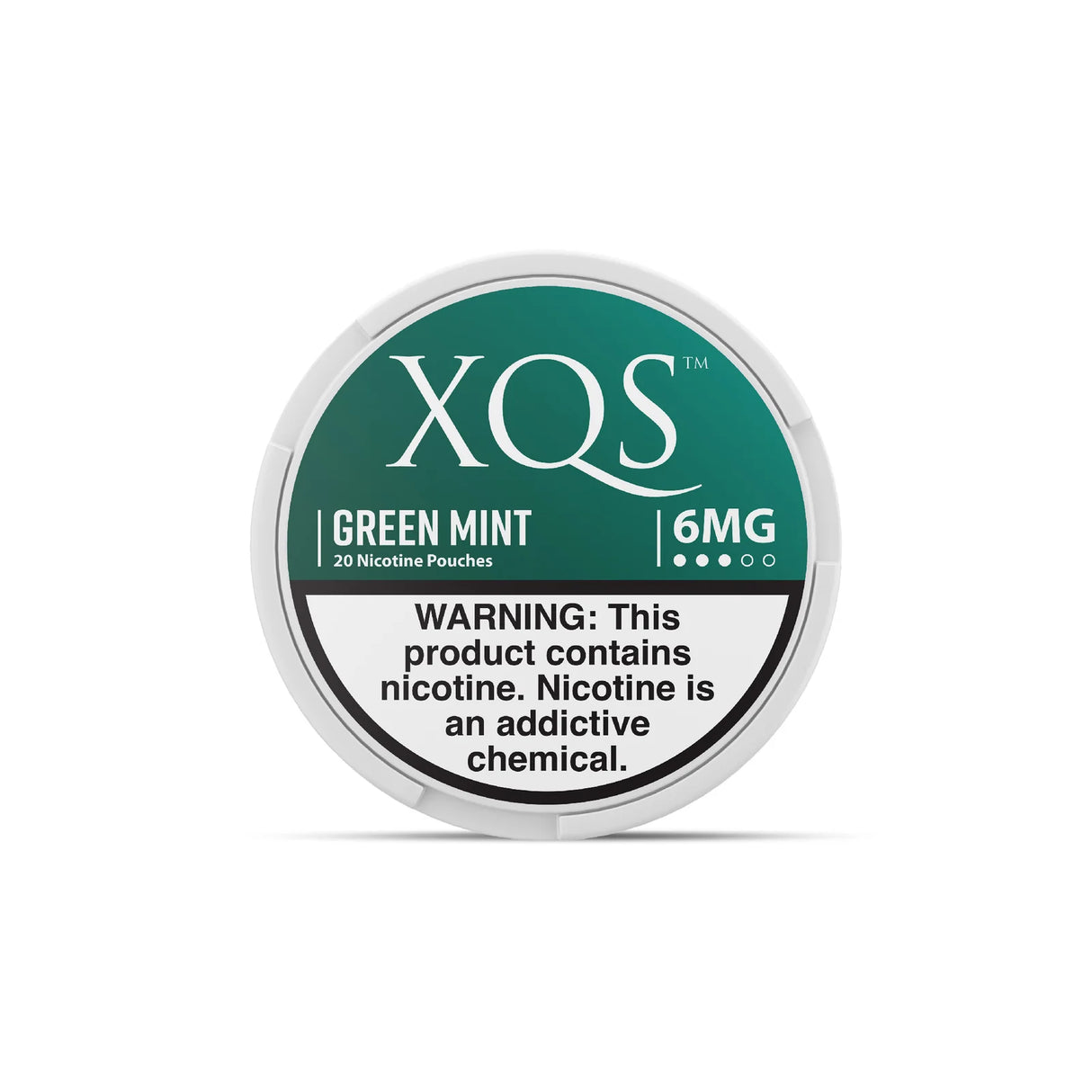 XQS Nicotine Pouch - Green Mint (20 Count)