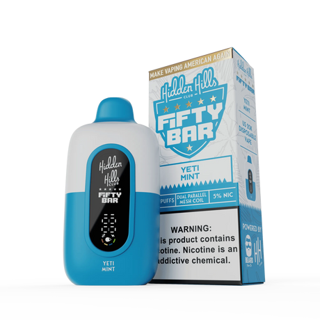 Hidden Hills x FIFTY BAR 20K Puff Disposable Device - 20000 Puffs