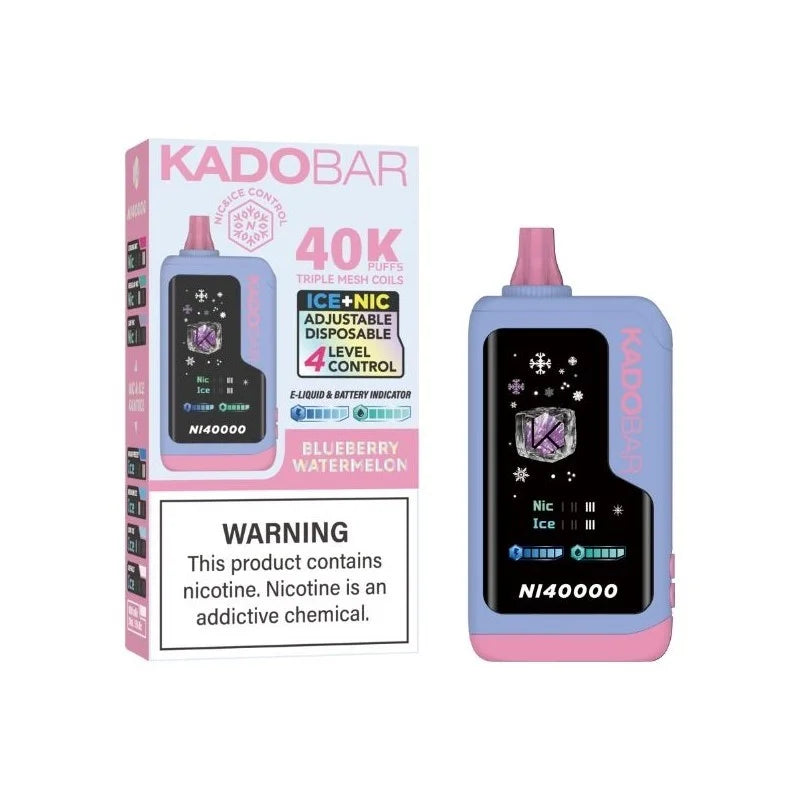 KADOBAR NI40K Nic + Ice Control Disposable Device - 40000 Puffs