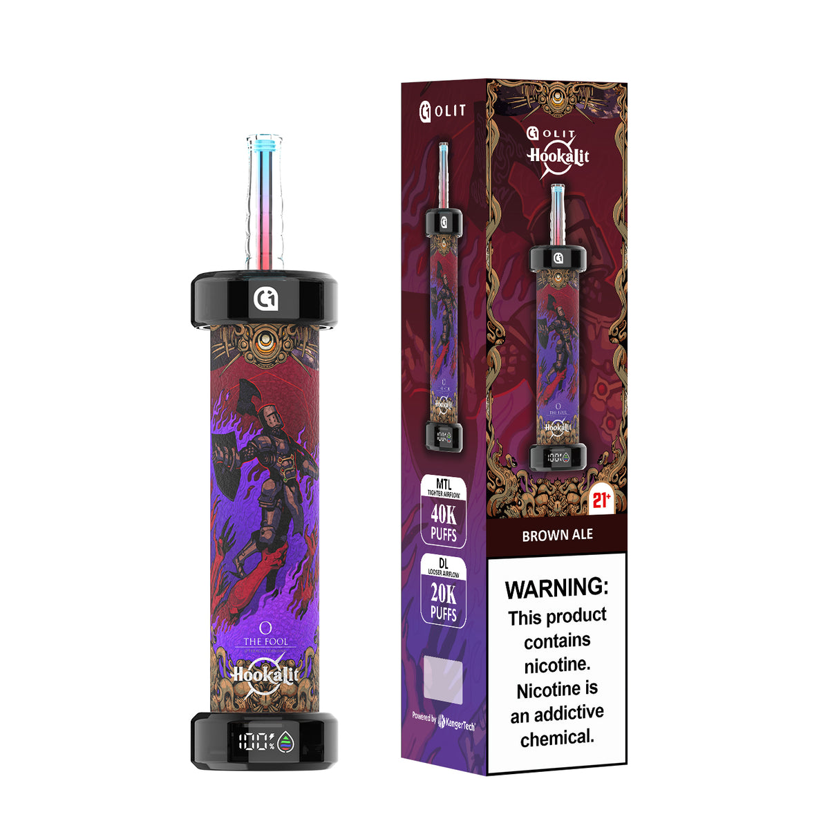 OLIT Hookalit 40K Disposable E-Hookah Device - 40000 Puffs