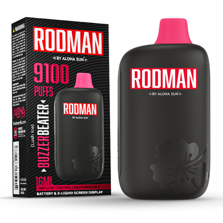 Rodman 9100 Disposable by Aloha Sun – 9100 Puffs