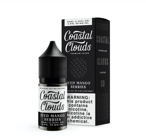 Iced Mango Berries by Coastal Clouds Salt Series 30mL black with Packaging