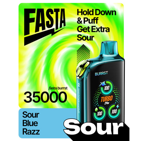 FASTA Burrst 35000 SOUR Series Special Edition Disposable Device – 35000 Puffs