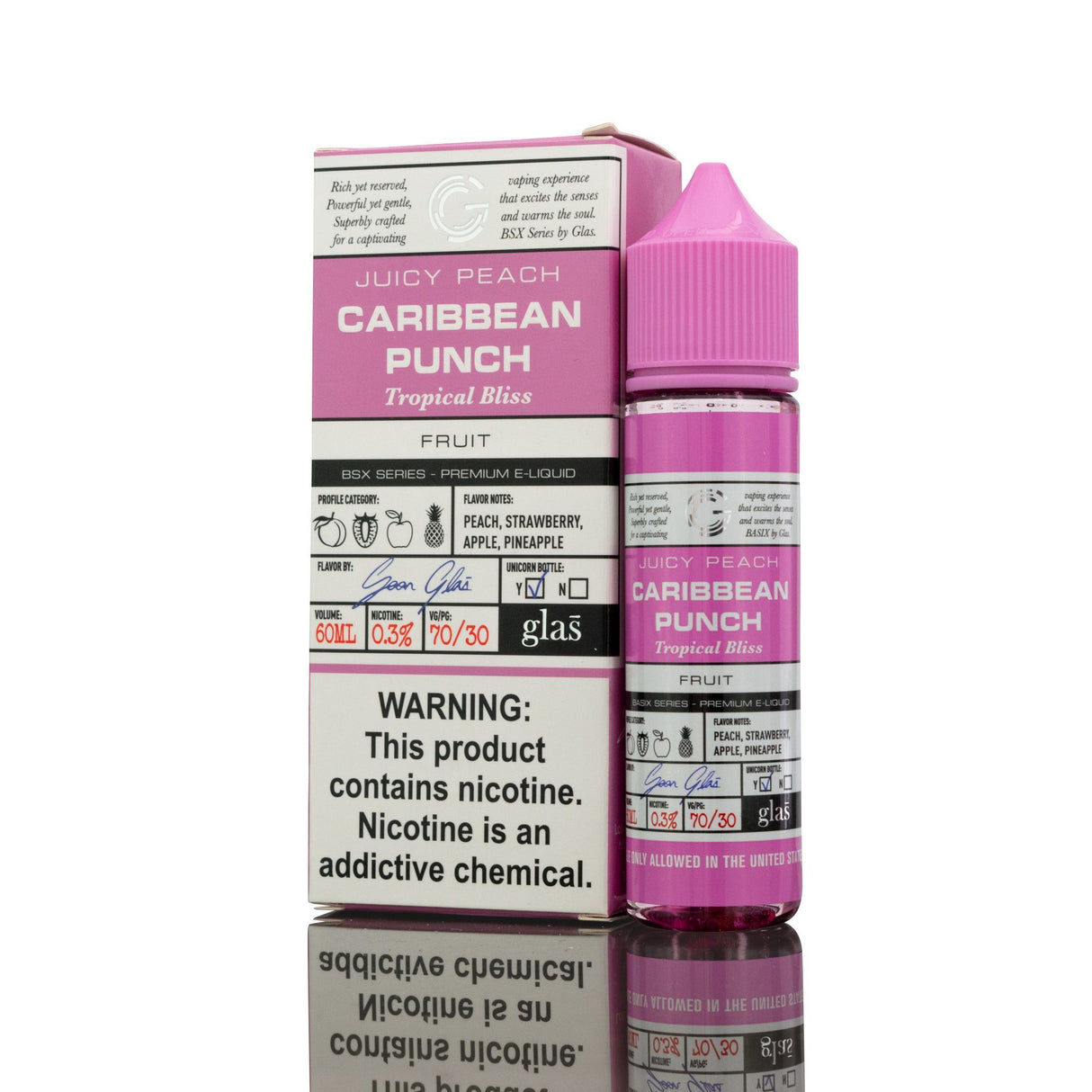 Caribbean Punch by Glas BSX TFN 60mL with Packaging