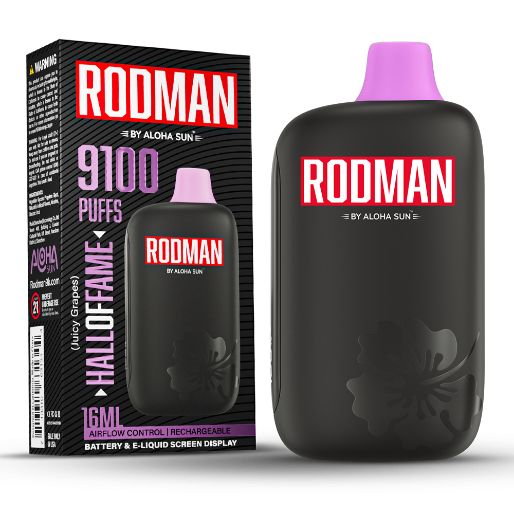 Rodman 9100 Disposable by Aloha Sun – 9100 Puffs