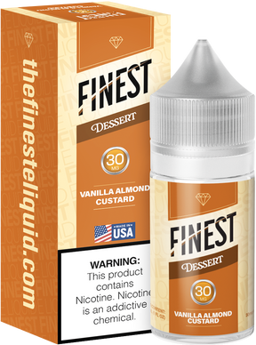 Vanilla Almond Custard by Finest SaltNic Series 30ML with packaging